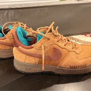 Nike Air Force 1 Wild Brown Suede Sneakers